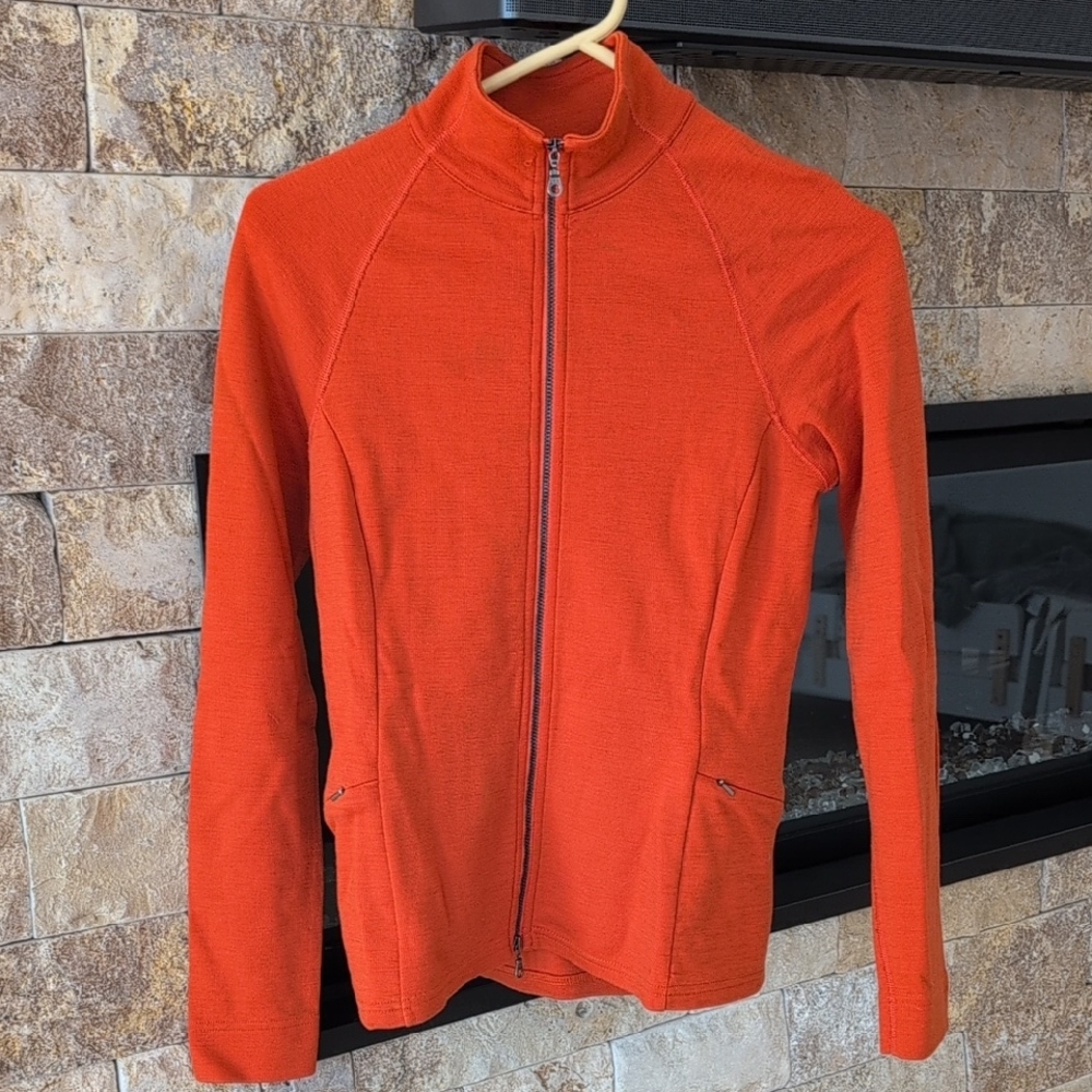 Ibex Shak Full-Zip 100 % Merino Medium Sweater Sized for Small.